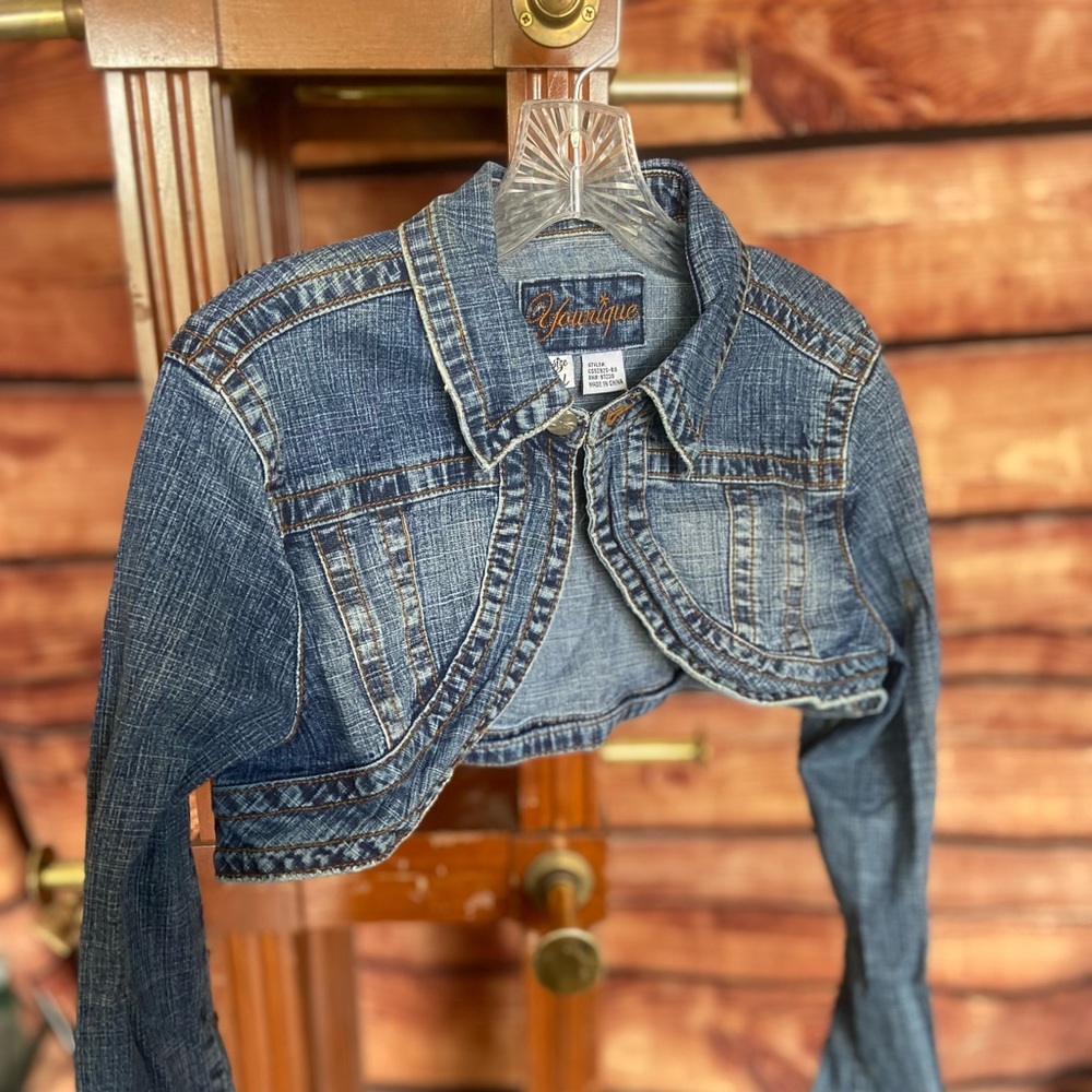 Crop Jean Jacket XL